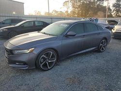 Salvage cars for sale at Gastonia, NC auction: 2019 Honda Accord Sport