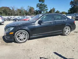 Salvage cars for sale at Hampton, VA auction: 2014 Mercedes-Benz C 250