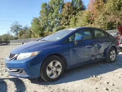 Salvage cars for sale at Waldorf, MD auction: 2014 Honda Civic LX