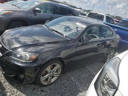 Salvage cars for sale at Riverview, FL auction: 2012 Lexus IS 250