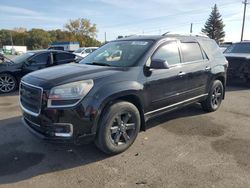 Salvage cars for sale at Ham Lake, MN auction: 2016 GMC Acadia SLE