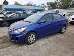 Salvage cars for sale at Wichita, KS auction: 2013 Hyundai Accent GLS