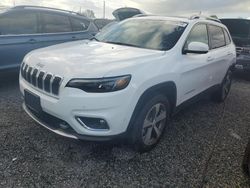 Salvage SUVs for sale at auction: 2021 Jeep Cherokee Limited