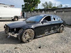 Salvage cars for sale at Opa Locka, FL auction: 2021 Mercedes-Benz S 580 4matic