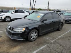 Volkswagen salvage cars for sale: 2016 Volkswagen Jetta S