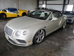 Bentley salvage cars for sale: 2016 Bentley Continental GTC V8