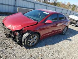 Salvage cars for sale at Spartanburg, SC auction: 2017 Hyundai Elantra SE