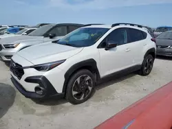 Flood-damaged cars for sale at auction: 2024 Subaru Crosstrek Limited