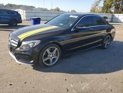 Salvage cars for sale at Dunn, NC auction: 2015 Mercedes-Benz C 300 4matic