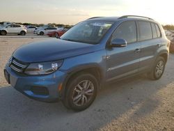 Salvage cars for sale at San Antonio, TX auction: 2017 Volkswagen Tiguan S