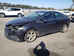 Salvage cars for sale at Dunn, NC auction: 2016 Chevrolet Cruze Premier