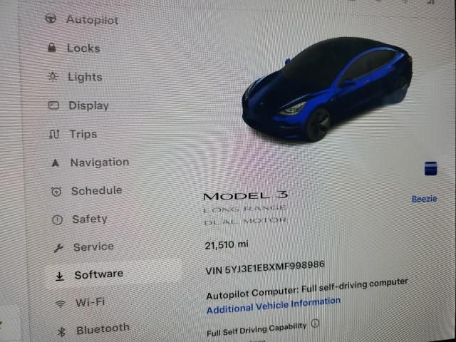 2021 Tesla Model 3