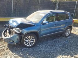 Salvage cars for sale at Waldorf, MD auction: 2017 Volkswagen Tiguan Wolfsburg