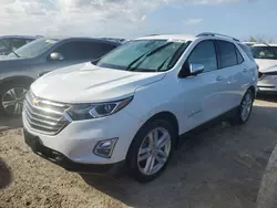 Salvage cars for sale at Arcadia, FL auction: 2018 Chevrolet Equinox Premier