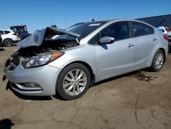 Salvage cars for sale at Woodhaven, MI auction: 2015 KIA Forte EX