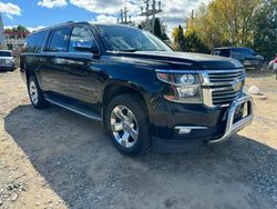 Chevrolet salvage cars for sale: 2016 Chevrolet Suburban K1500 LTZ