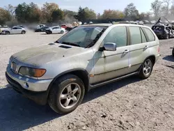 BMW salvage cars for sale: 2002 BMW X5 4.4I