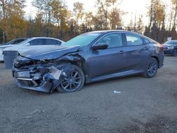 Salvage cars for sale at Cookstown, ON auction: 2020 Honda Civic EX