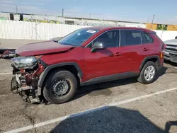 Salvage cars for sale at Van Nuys, CA auction: 2022 Toyota Rav4 LE