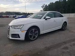 Salvage cars for sale at Dunn, NC auction: 2018 Audi A4 Premium Plus