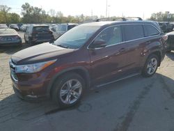 Toyota Highlander Limited Vehiculos salvage en venta: 2015 Toyota Highlander Limited