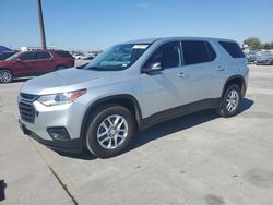 Salvage cars for sale at Grand Prairie, TX auction: 2021 Chevrolet Traverse LS