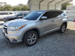 Toyota Vehiculos salvage en venta: 2015 Toyota Highlander XLE