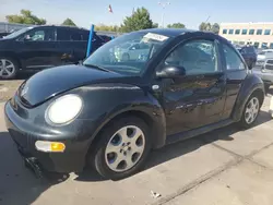 Volkswagen salvage cars for sale: 2001 Volkswagen New Beetle GLS