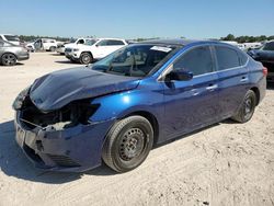 Salvage cars for sale at Houston, TX auction: 2017 Nissan Sentra S