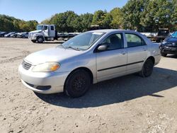 Salvage cars for sale at North Billerica, MA auction: 2006 Toyota Corolla CE