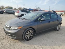 Salvage cars for sale at Columbus, OH auction: 2012 Honda Civic EX