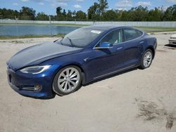 Flood-damaged cars for sale at auction: 2017 Tesla Model S