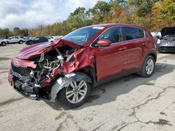 Salvage cars for sale at Ellwood City, PA auction: 2017 KIA Sportage LX