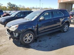 Salvage cars for sale from Copart Fort Wayne, IN: 2017 Chevrolet Equinox LS