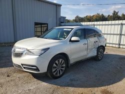 Salvage cars for sale from Copart Grenada, MS: 2015 Acura MDX Technology