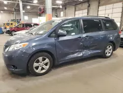 Salvage cars for sale at Blaine, MN auction: 2014 Toyota Sienna LE