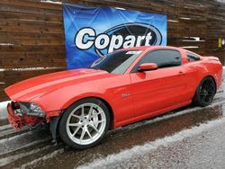 Salvage cars for sale from Copart Blaine, MN: 2013 Ford Mustang GT