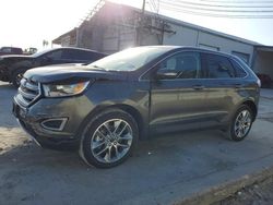 Salvage cars for sale at Corpus Christi, TX auction: 2015 Ford Edge Titanium