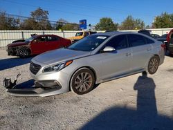 Salvage cars for sale from Copart Walton, KY: 2015 Hyundai Sonata Sport