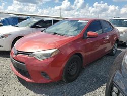 Salvage cars for sale at Riverview, FL auction: 2016 Toyota Corolla L