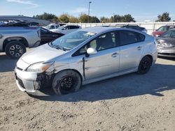 Salvage cars for sale at Sacramento, CA auction: 2013 Toyota Prius