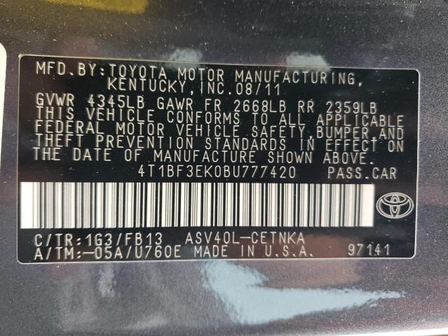 2011 Toyota Camry Base