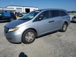 Salvage cars for sale at Lumberton, NC auction: 2017 Honda Odyssey LX