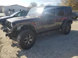 Jeep salvage cars for sale: 2020 Jeep Wrangler Unlimited Rubicon