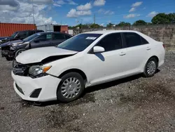 2012 Toyota Camry Base en venta en Homestead, FL