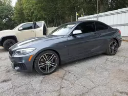 Salvage cars for sale at Austell, GA auction: 2019 BMW M240I