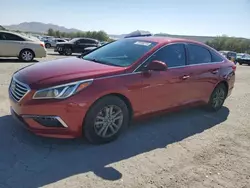 Salvage cars for sale at Las Vegas, NV auction: 2015 Hyundai Sonata SE