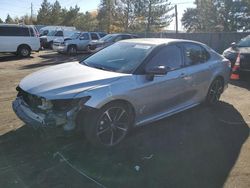 Salvage cars for sale at Denver, CO auction: 2020 Toyota Camry XSE