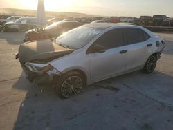 Salvage cars for sale at Grand Prairie, TX auction: 2015 Toyota Corolla L