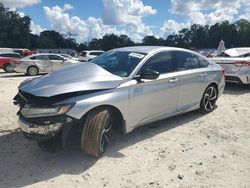 Salvage cars for sale at auction: 2022 Honda Accord Sport SE